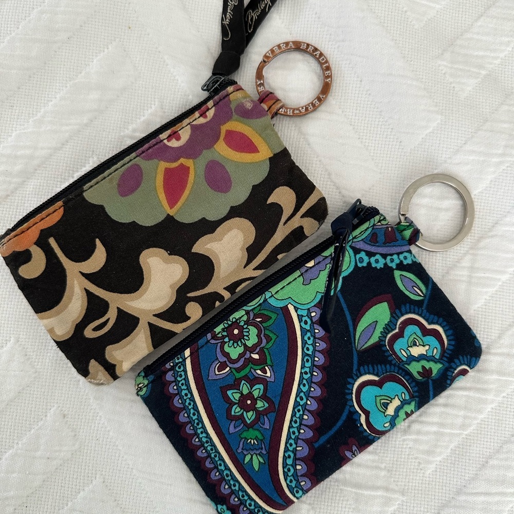2 used Vera Bradley Keychain wallets